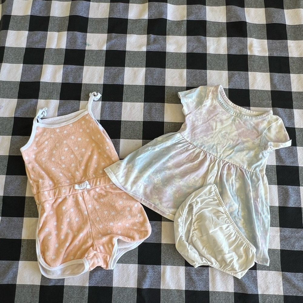 Adorable Baby Romper and Dress Set